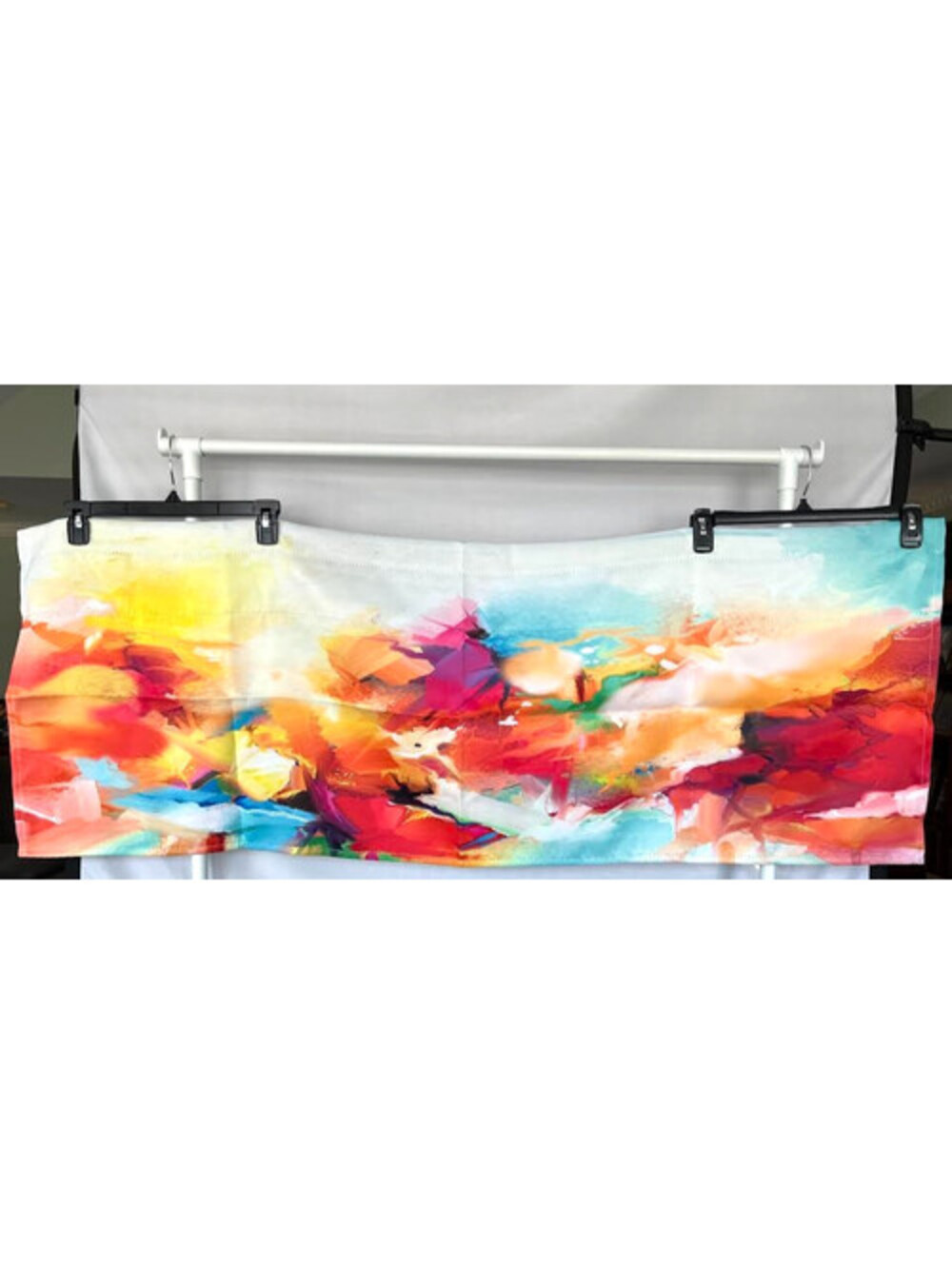 Colorful Window Valance 52" x 18" *NEW* Abstract Design
